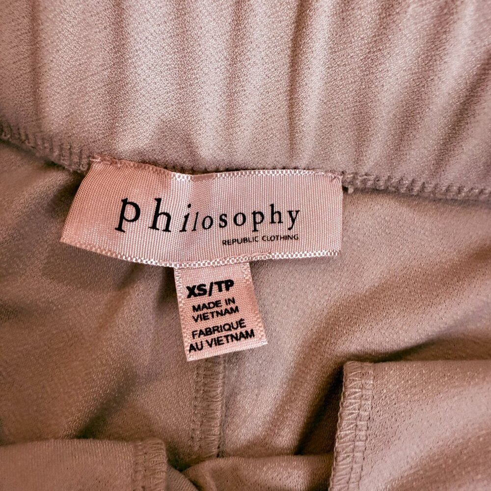 Philosophy Pull-On Wide Leg Pants – Taupe, Size XS (NWT) - Picture 4 of 11